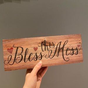 Wooden quote board